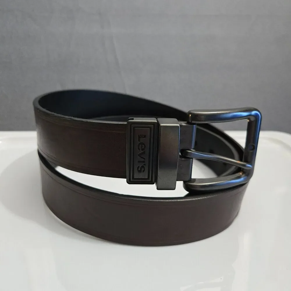 Levi's Men M 34-36 Brown Synthetic Leather Belt
